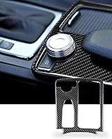 Vista 7 de Cubierta de Marco de Panel de Cambio de Marchas para Consola Central, Estilo de Patrón de Fibra de Carbono, Accesorios de Decoración