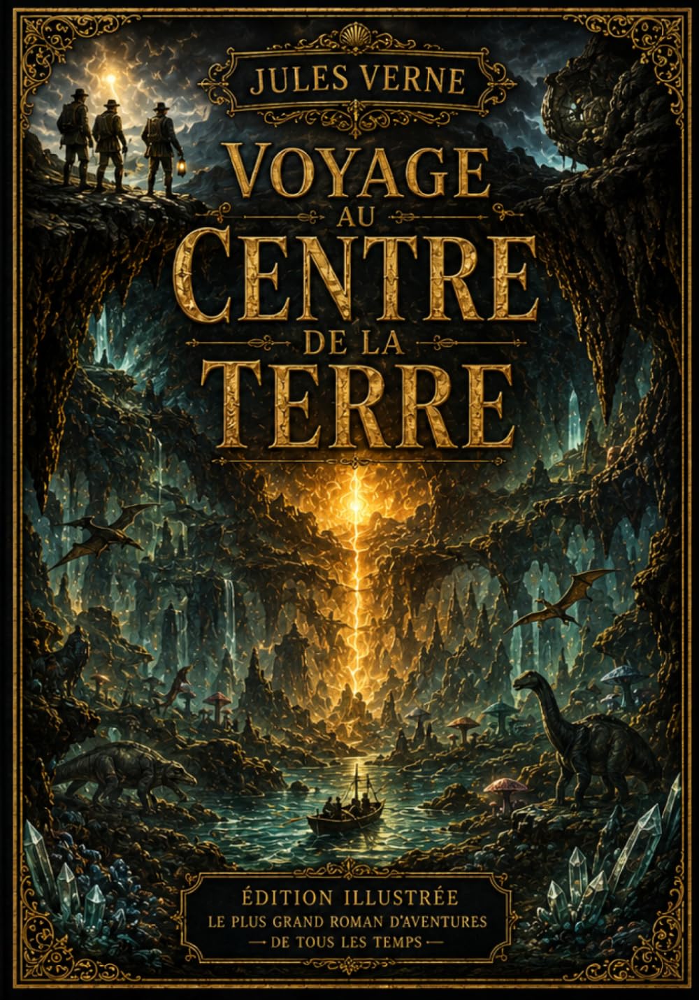 Voyage au centre de la Terre, édition collector illustrée: Édition enrichie d'un dossier spécial
