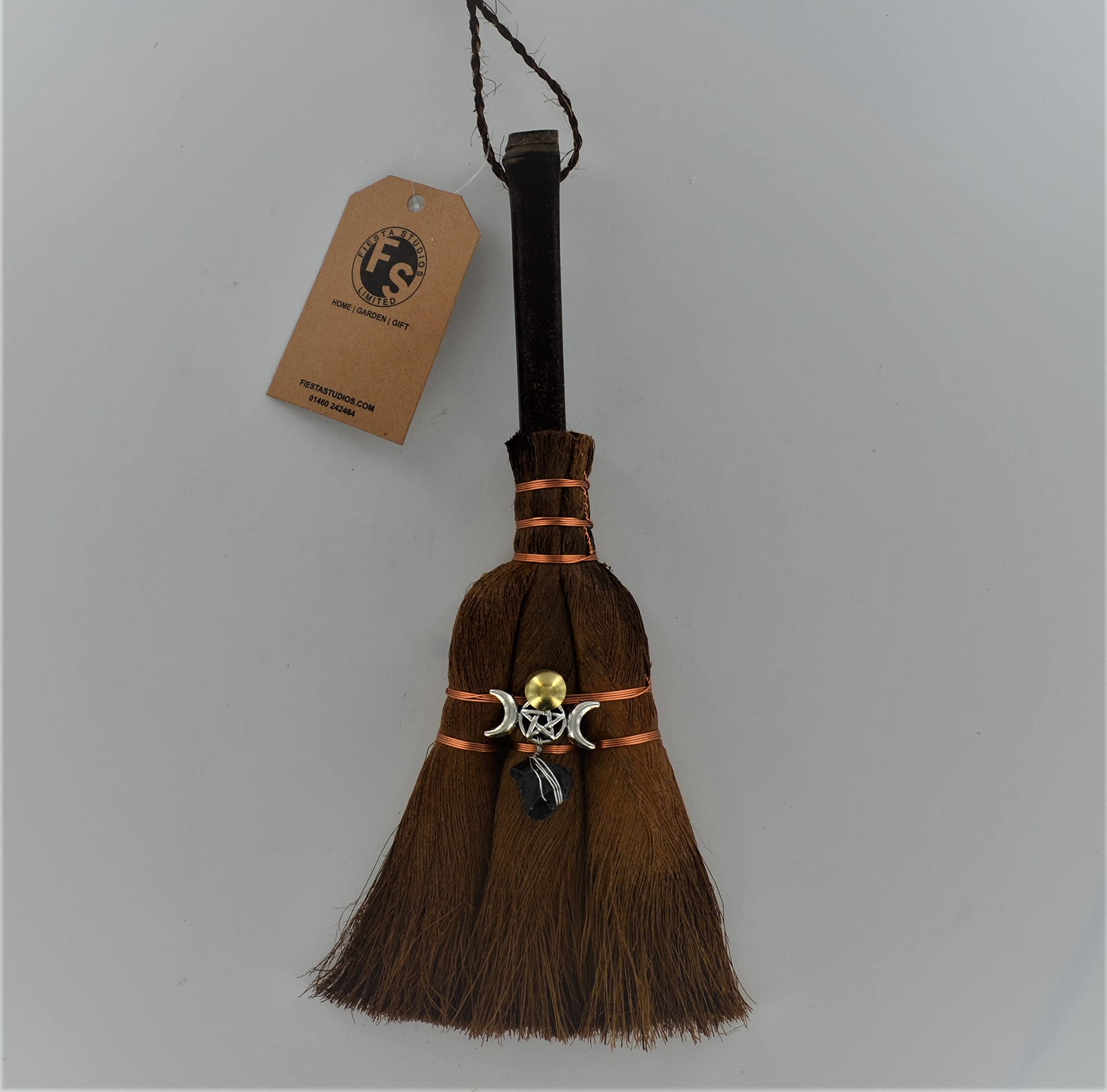 Fiesta Studios Brown Witch's Triple Moon Altar Brush
