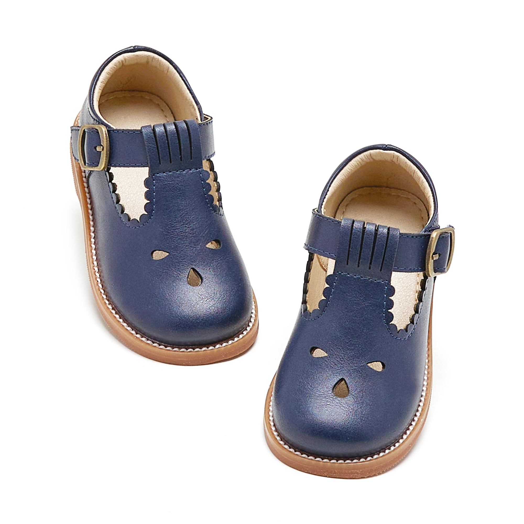 Otter MOMO Toddler Little Girls Oxford Mary Jane School Uniform Dress Shoes
