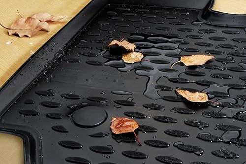 Miniatura 7 de Se adapta a Ford Escape 2020-2024 Juego de alfombrillas delanteras y de segunda fila de asientos (negro)