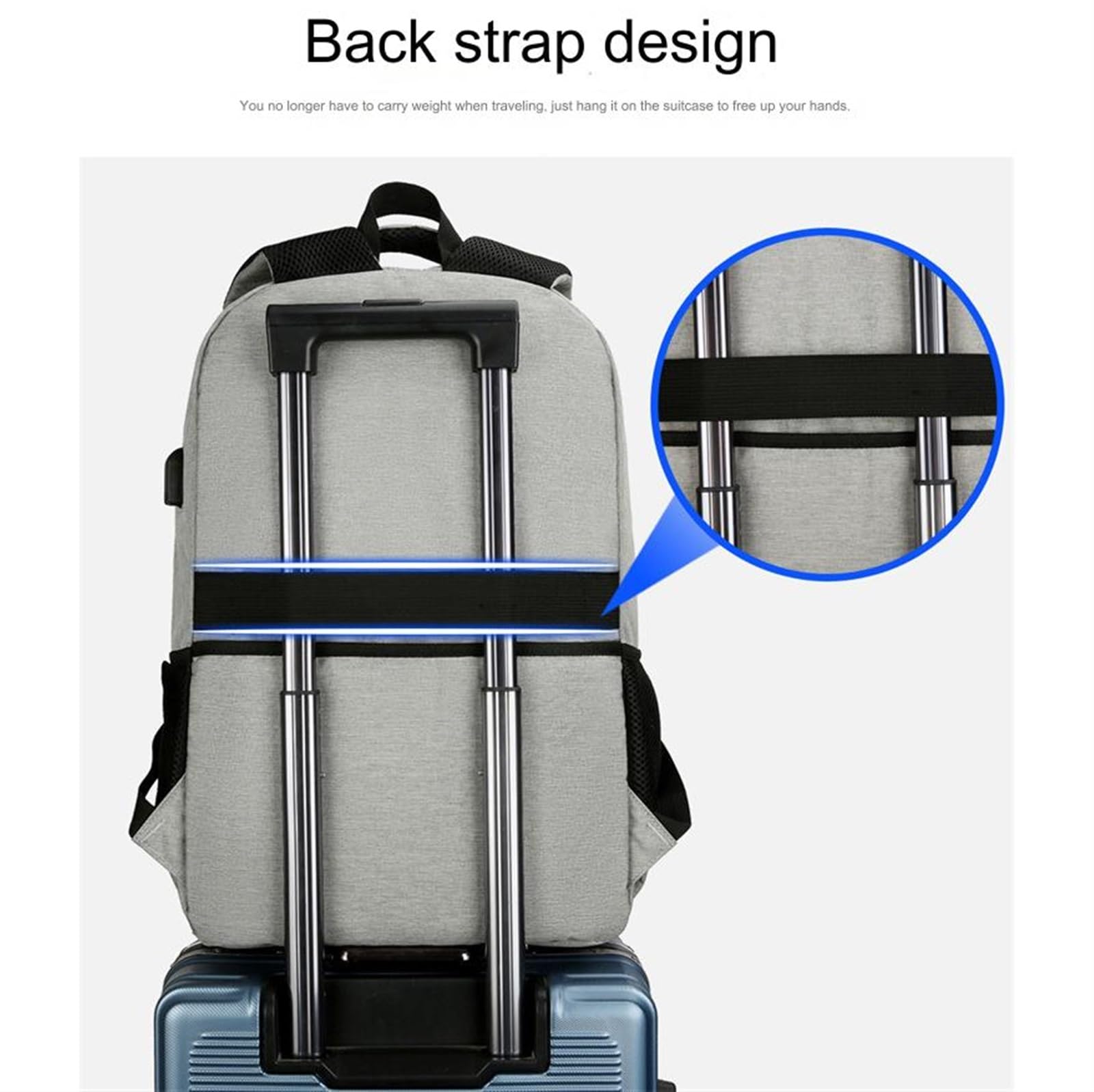 Mochila con compartimento refrigerador, mochilas térmicas impermeables con lonchera, mochilas de trabajo for mujer, mochila for computadora portátil de 19 pulgadas con puerto USB for picnics universit