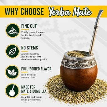 Canarias Yerba Mate Traditional Ground Leaf Tea 1kg - 2.2Lbs