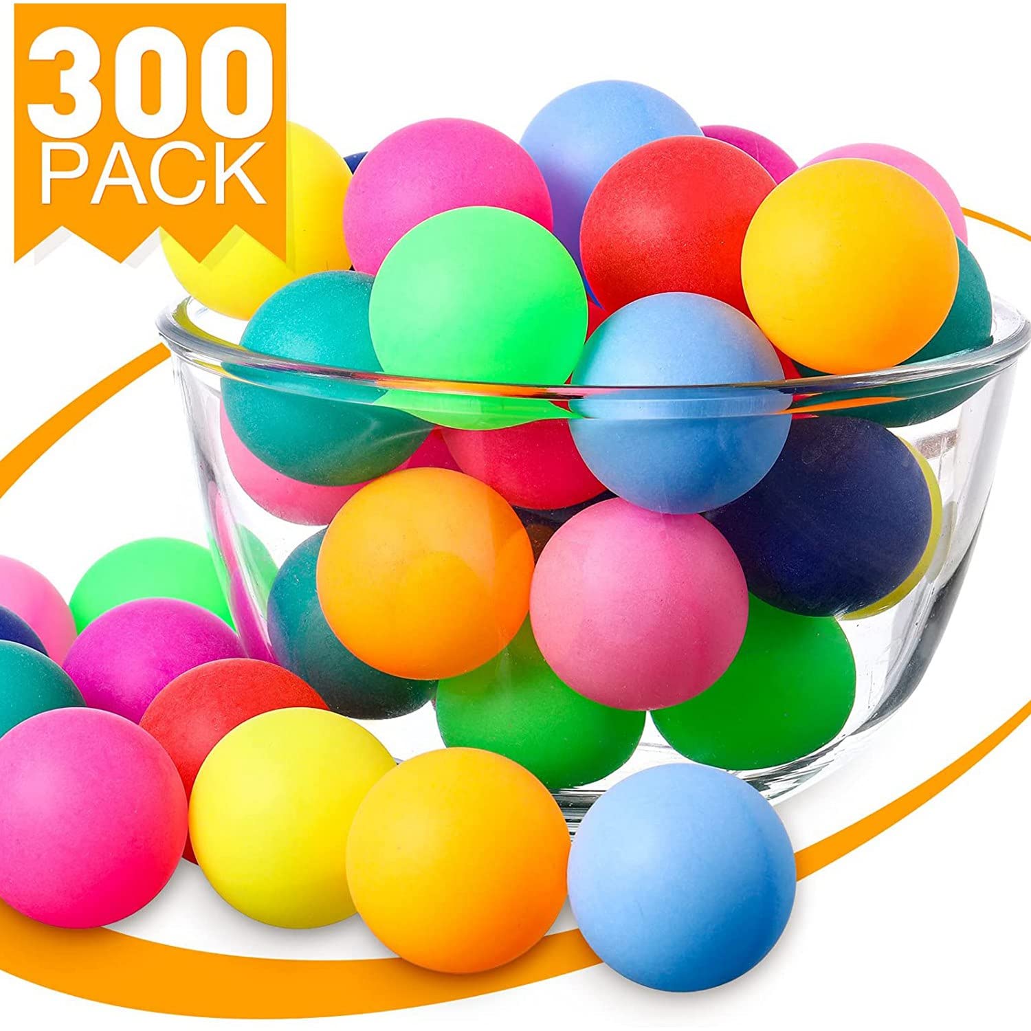 Confezione da 300 Palline da Ping Pong Palline da Ping Pong da 40 Mm Palline da Ping Pong Rimbalzanti Pallina da Ping Pong Intrattenimento, Bianca