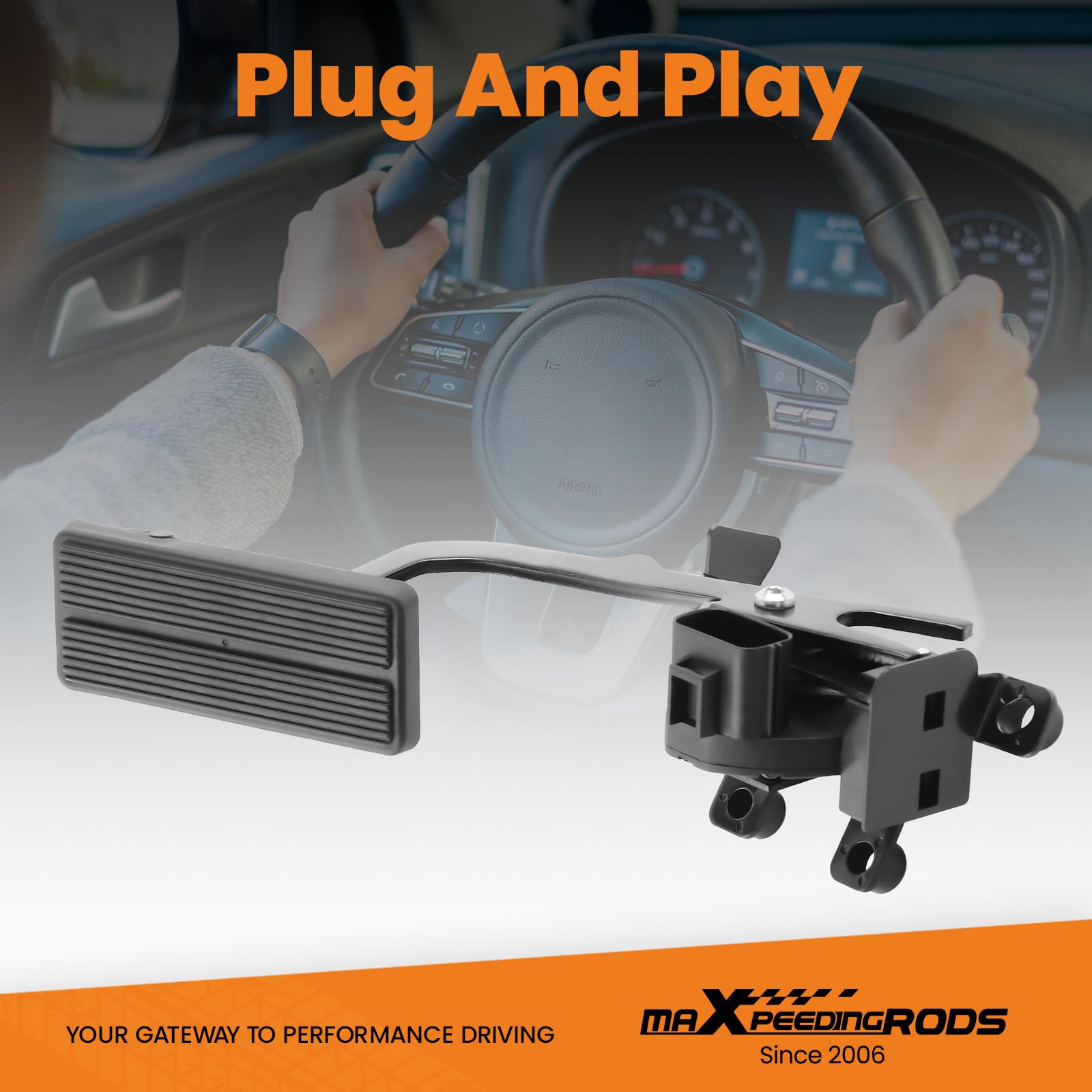 maXpeedingrods Capteur de position de pédale d'accélérateur de rechange 699203 pour Ford F250 F350 F450 F550 2001 2002 2003 Super Duty 7,3 L, pour Ford Excursion 2001 2002 1C3Z9F836BA