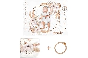 Baby Milestone Monthly Blanket: Capture Precious Moments with Unique Photo Props