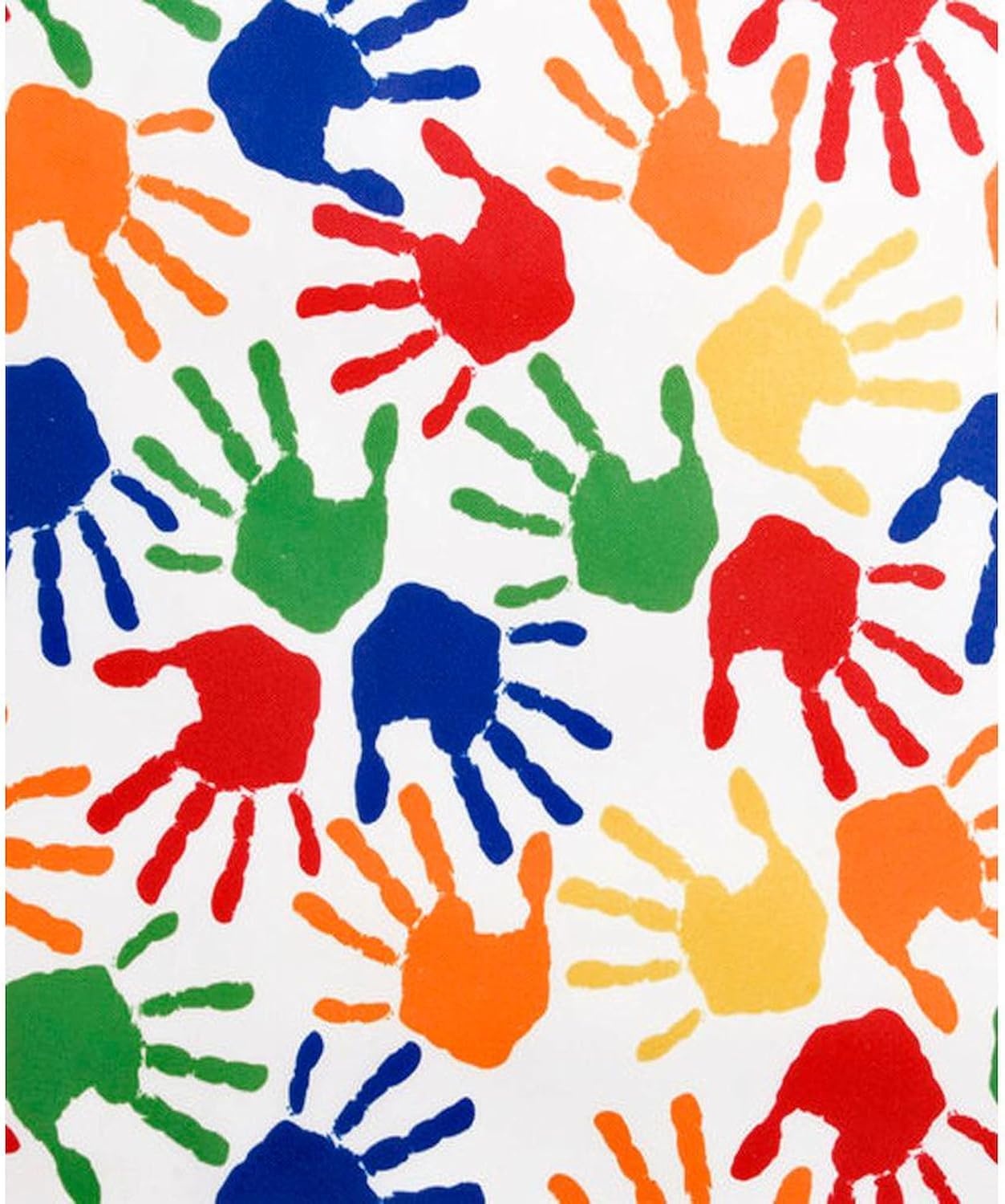 CafePress Kids Handprint 10" Wall Clock for Livingroom, Kitchen, or Office