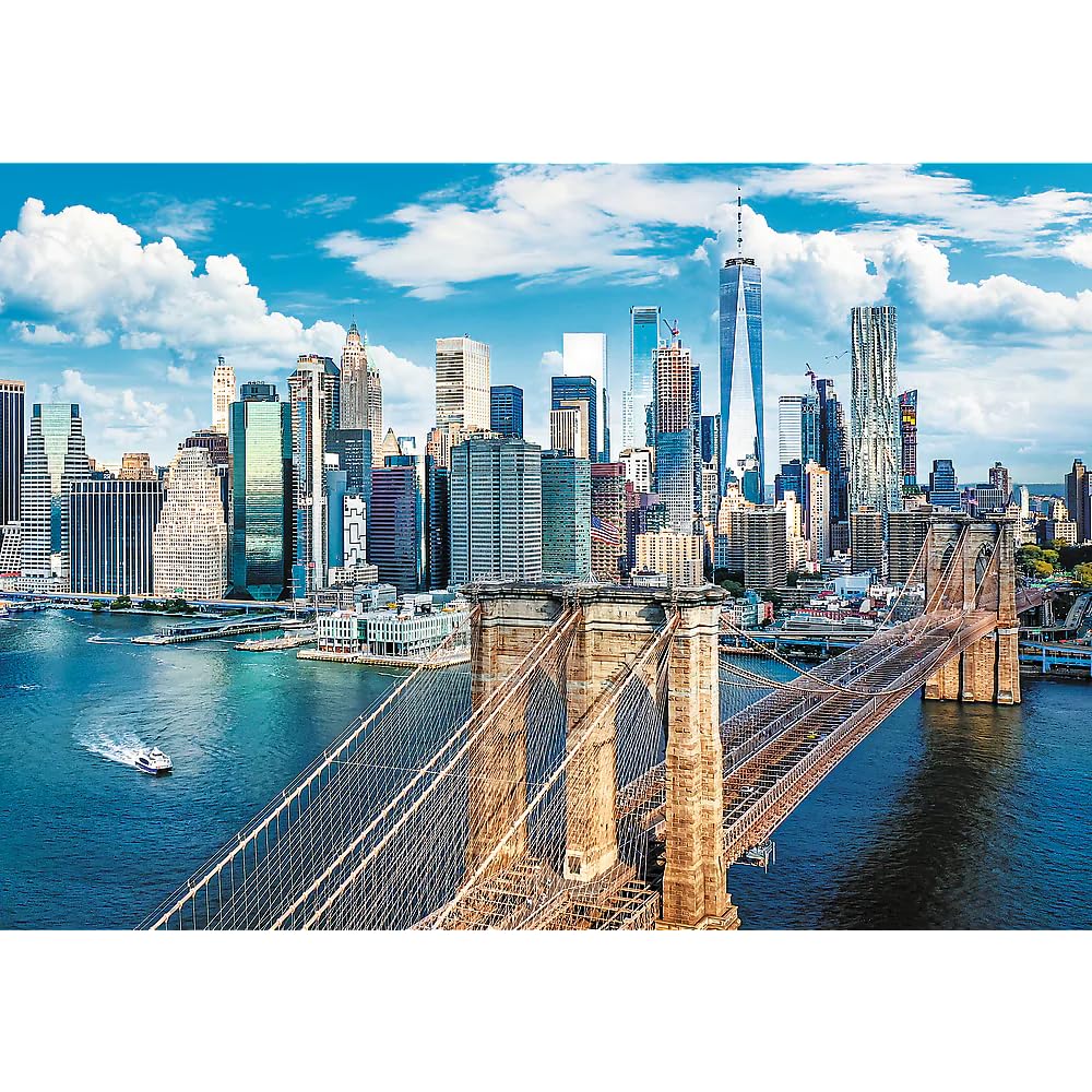 Puzzle Trefl Prime 1000 Pezzi – Città Immaginaria New York, Forma Irregolare, Cartone BIO, Per Adulti E Bambini 12+ - 2
