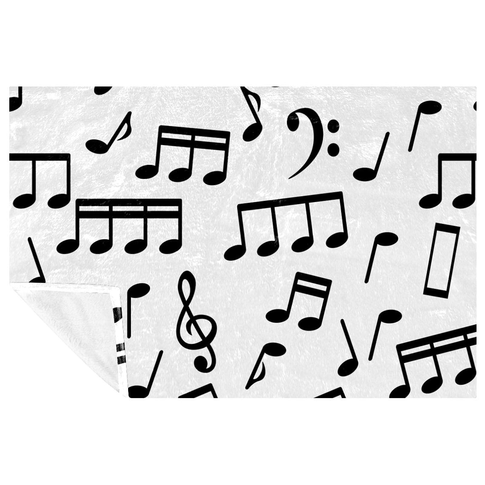 Couverture douce mélodie cadeau idéal pour musiciens et mélomanes