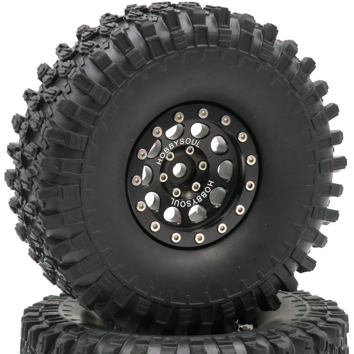 Amazon.co.jp: RC アルミニウム 1.9 ビードロック ホイールとタイヤ 高