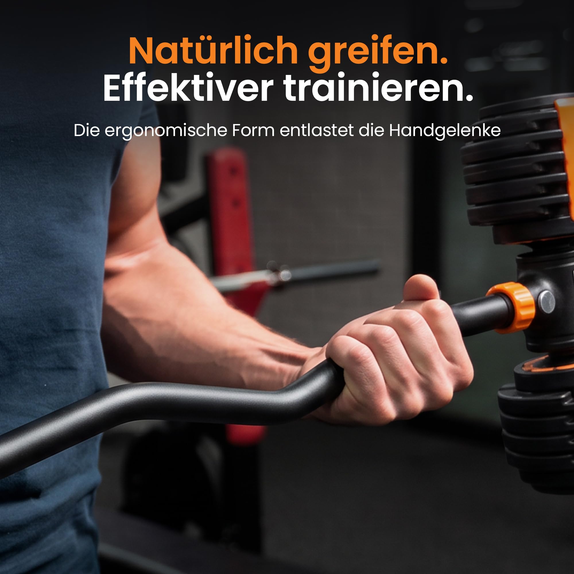 SZ-Curl drążek do krótkich hantli, konwerter Dumbbell