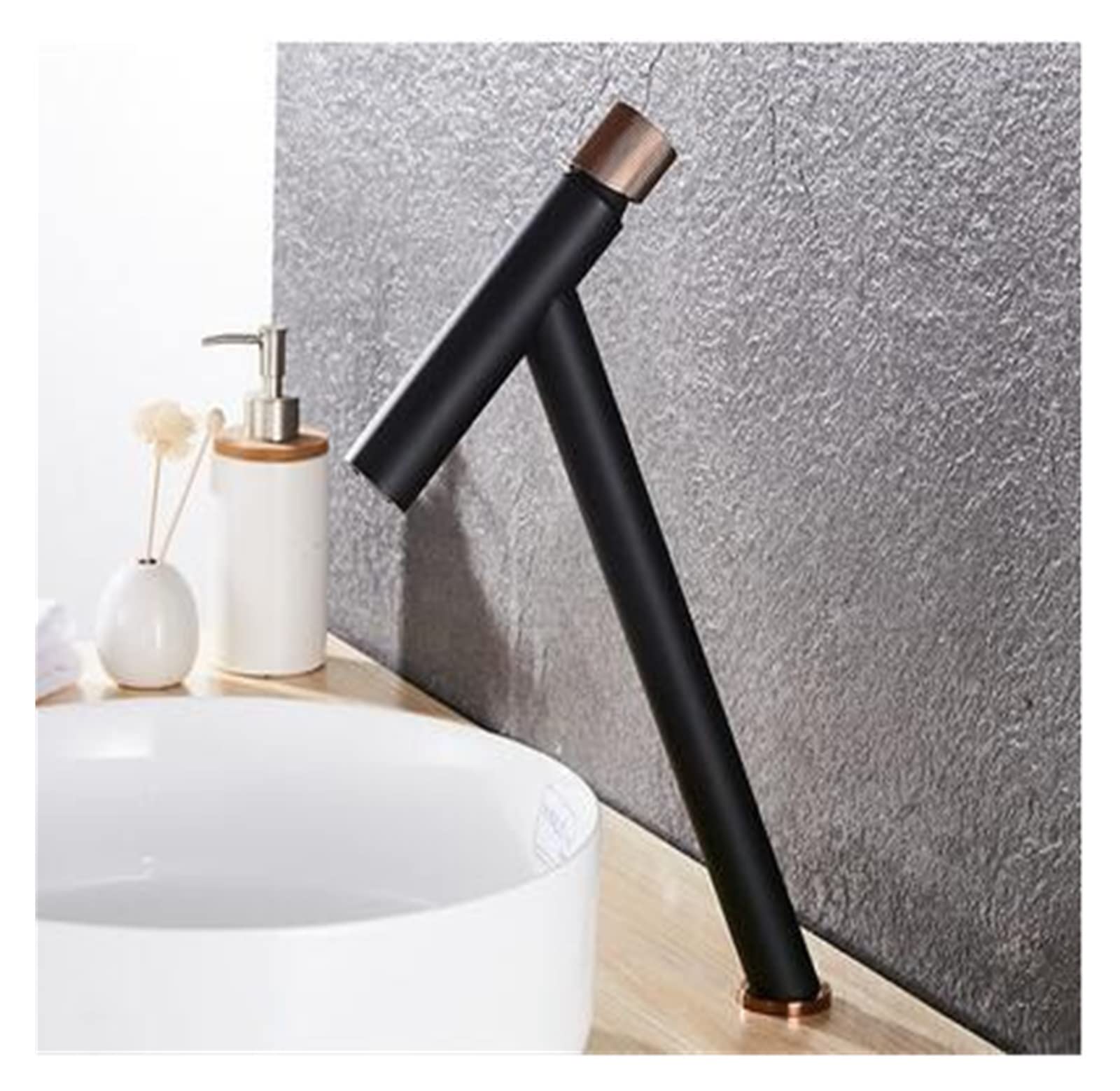 Mitigeur lavabo en laiton anti-calcaire - Robinet eau chaude et froide sans fuite