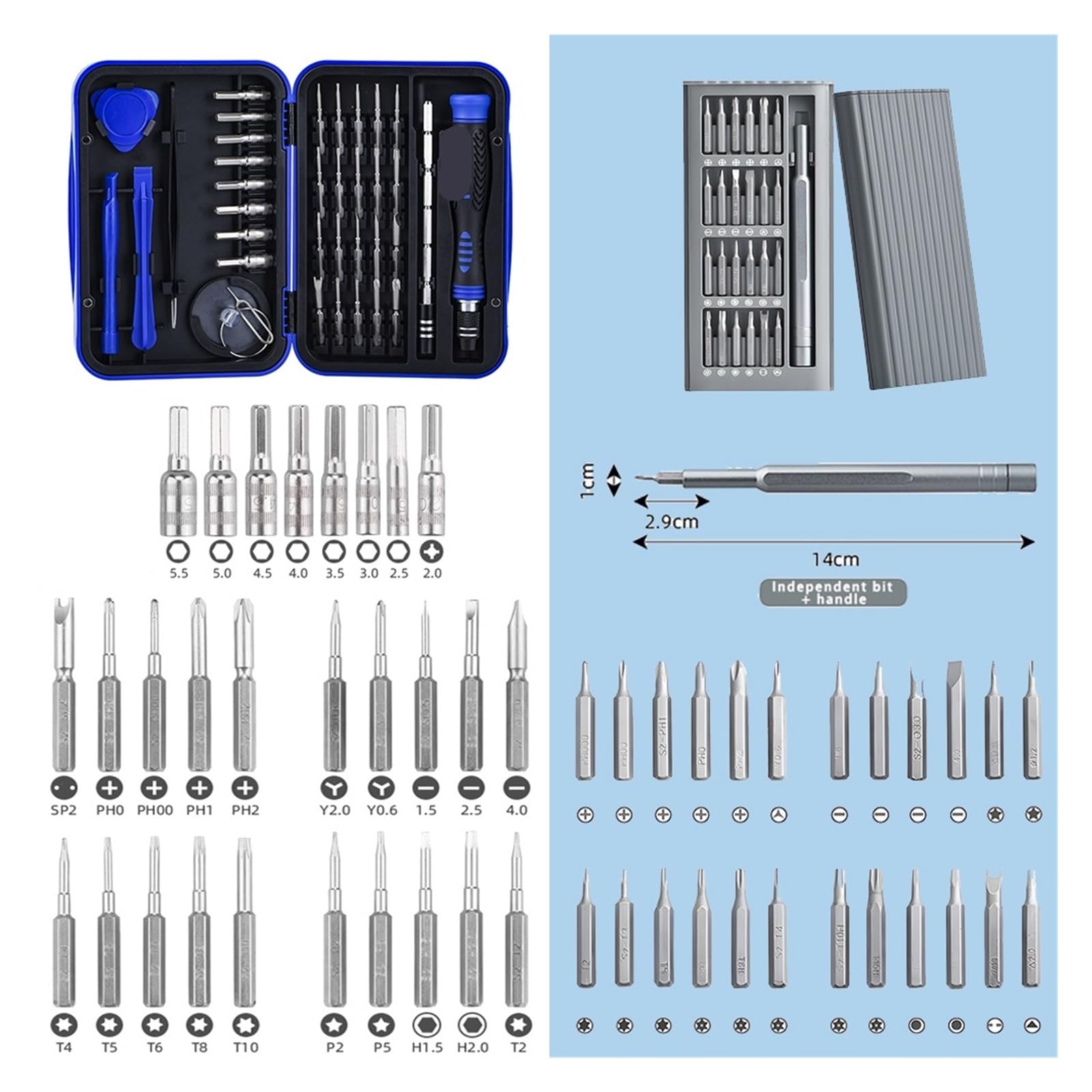 Kit di strumenti for parti riparazione Set cacciaviti precisione 36 in 1, compatibile con l'accessorio for riparazioni del telefono Mini Mavic Air Phantom Drone(36-In-1)