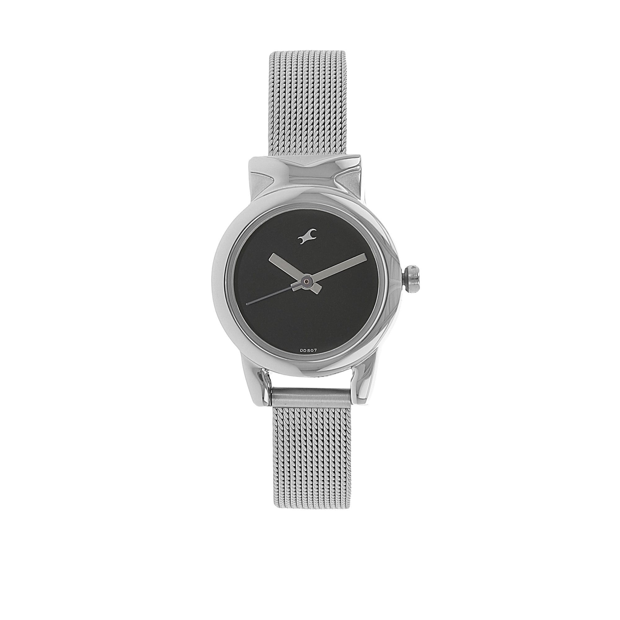 Fastrack Men Stainless Steel Fits & Forms Analog Black Dial Watch-Nm6088Sm01 / Nl6088Sm01/Np6088Sm01, Band Color-Silver (B00I2MJ1MG) Amazon Price History, Amazon Price Tracker