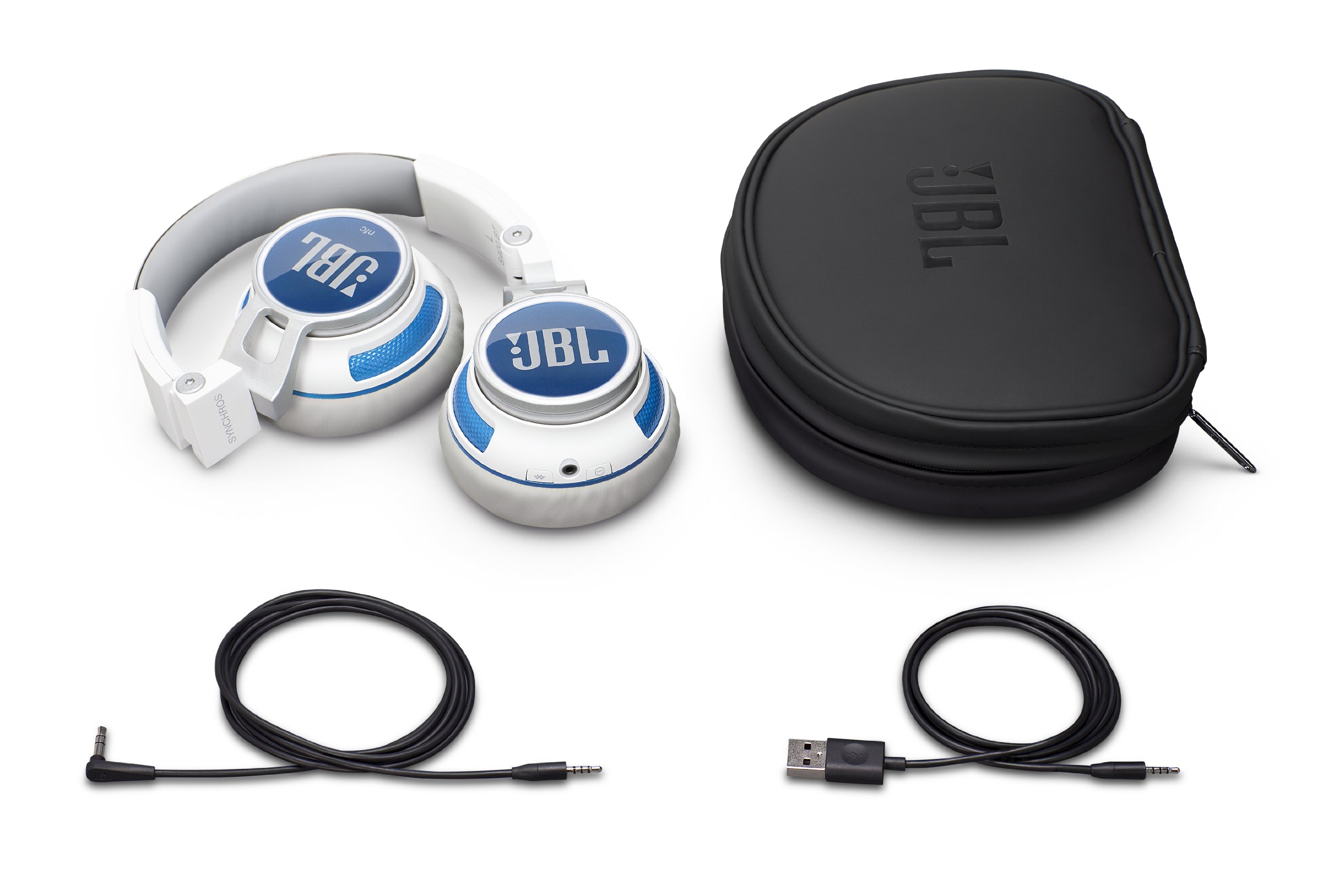 JBL Synchros S400BT Bluetooth Stereo Over Ear Headset - White