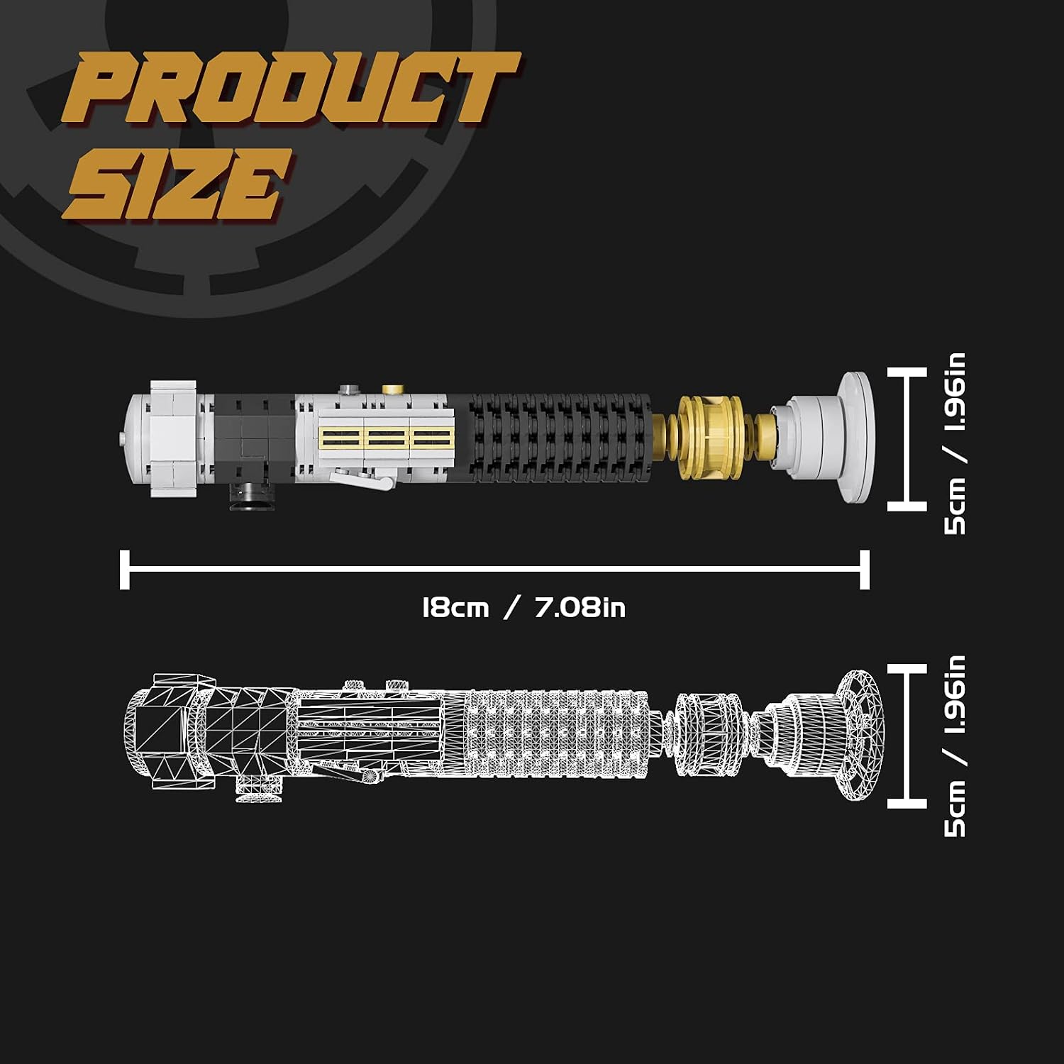 Millionspring Space Wars Light Hilt Building Sets Toys Creative Building Kits Gifts for Boys,Creative Item New 2021(217pcs) (A)