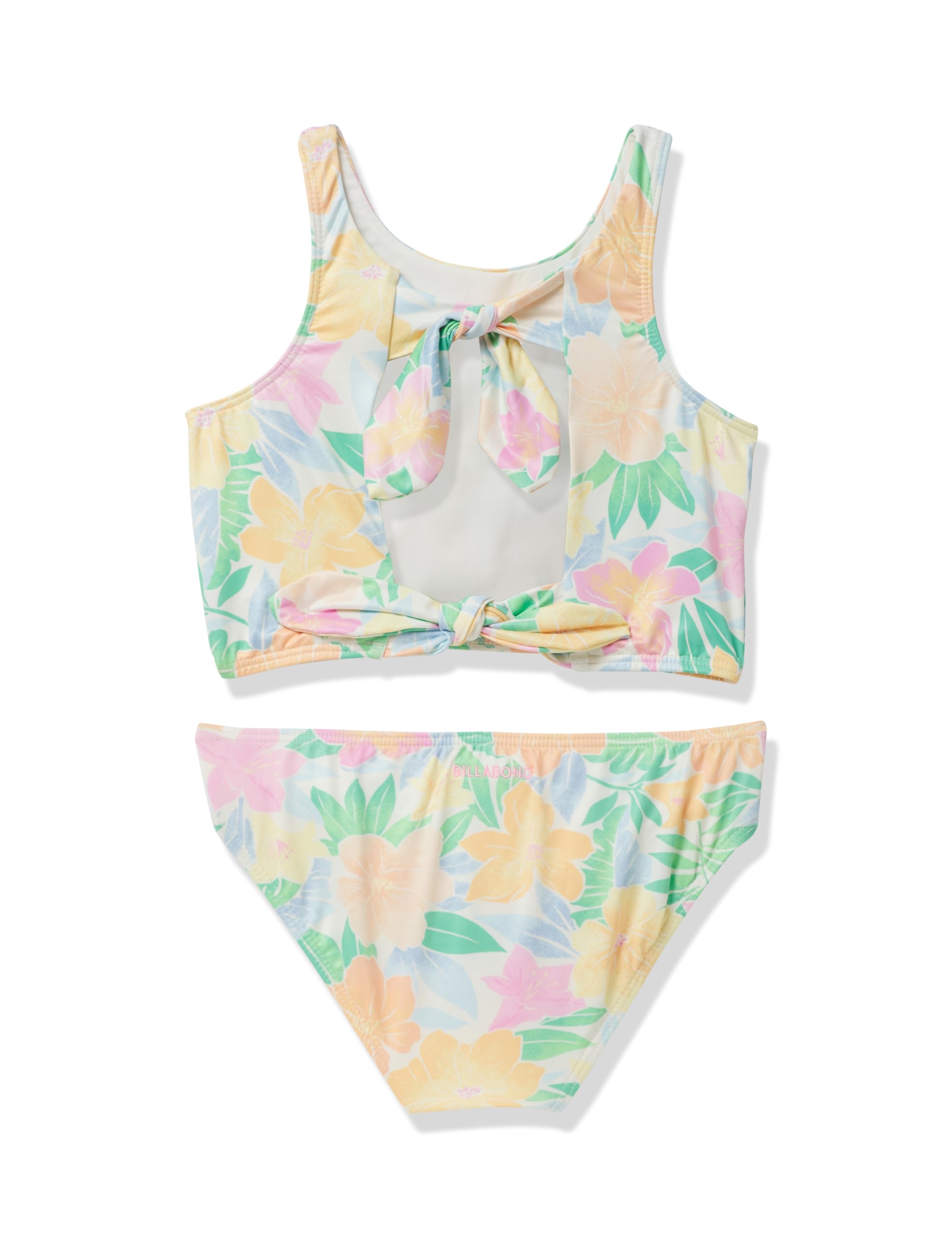 Billabong Girls' Standard Dream of Summer High Neck Two Piece Swim Set (Little Big Kids), Multi