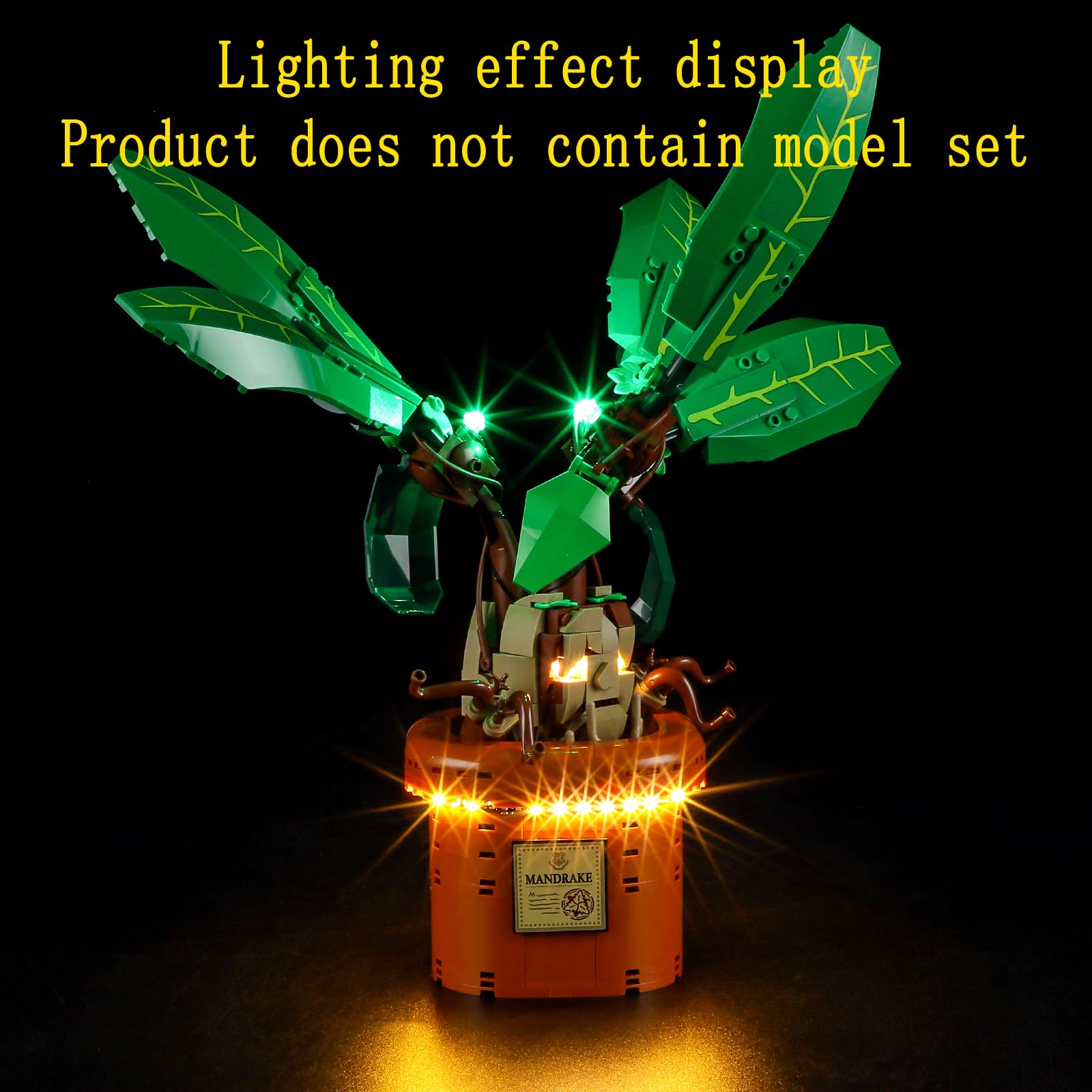GEAMENT LED Light Kit Compatible with LEGO Harry Potter Mandrake 76433 Building Model (Building Set Not Included) - Image 4