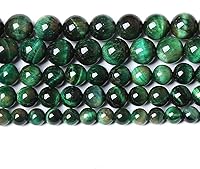 Vista 39 de Cuentas de ojo de tigre morado natural, cuentas redondas y sueltas, piedras preciosas energéticas, poder curativo para hacer joyas, 1 hebra de 0.236