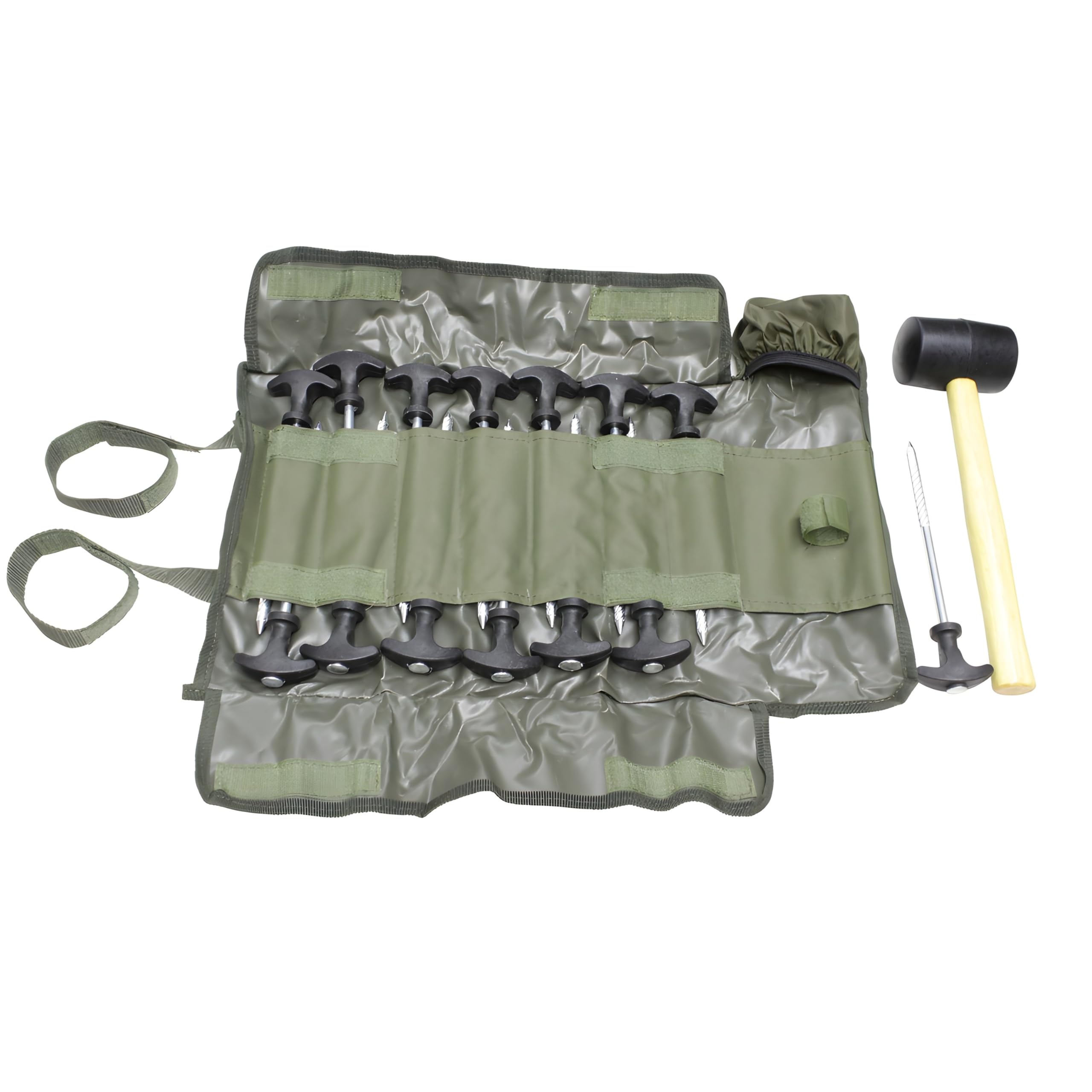 Set Di Picchetti Lucx® Da 12 Pezzi+borsa Per Picchetti Da Bivacco