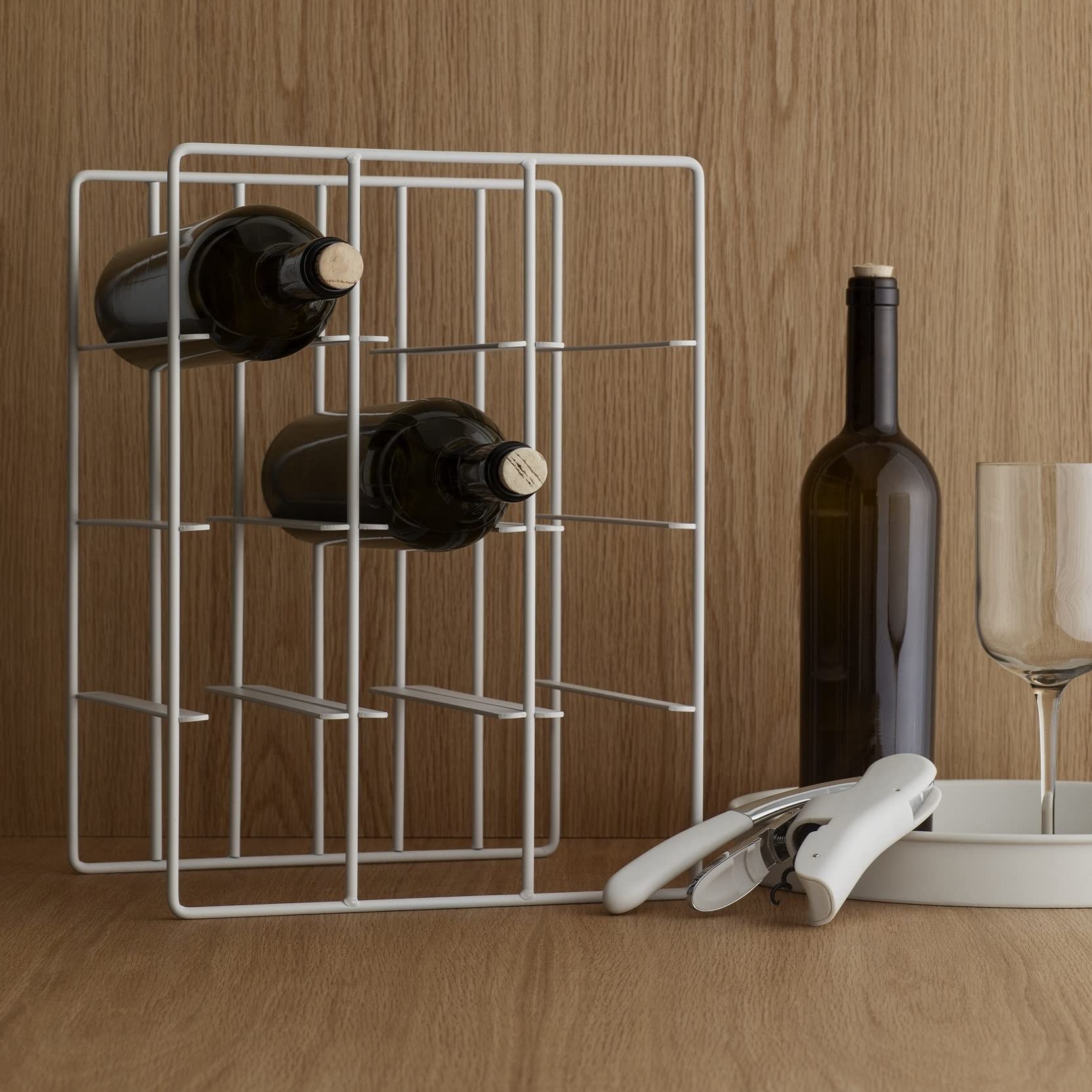 blomus Leverman Pro Corkscrew - Moonbeam (beige) and Polished Chrome