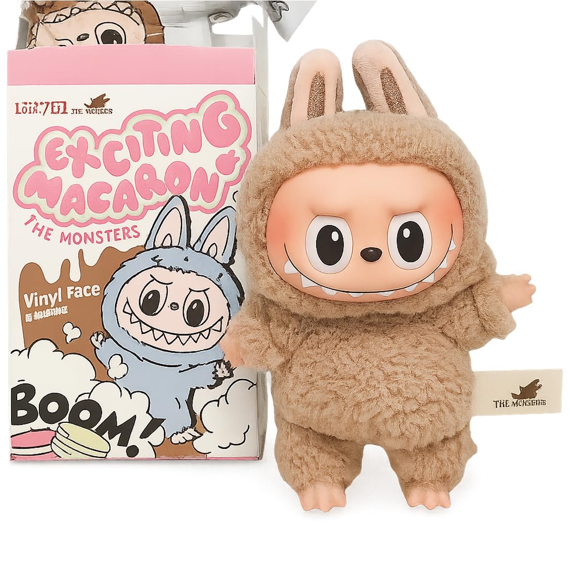 La-Bu-Bu de Pelucia - Chaveiro - Colecionavel - Exciting Macaron - Surpresa