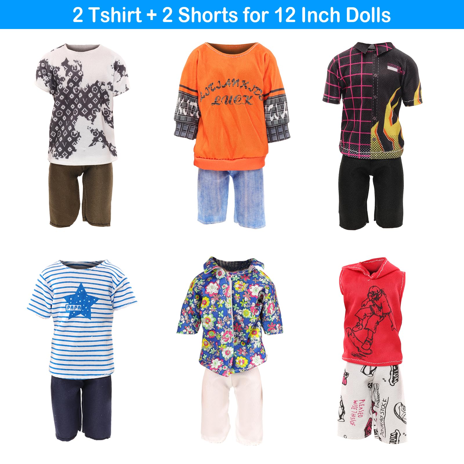 Miunana Bambola | Confronta prezzi | Miunana 4 Abiti + 2 PCS Pantaloni + 2 PCS Pantaloncini + 3 : MiunanaMiunana 5 Vestiti Grandi + Vestiti Pailettes + 9 Vestiti Alla...Miunana 15 vestiti per bambole = 9 abiti moda 3 top