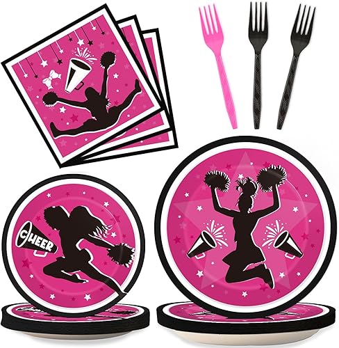 Miniatura 358 de 96 piezas de suministros de fiesta de cumpleaños florales de cumpleaños, platos de papel, servilletas, flores de oro rosa, decoraciones de fiesta