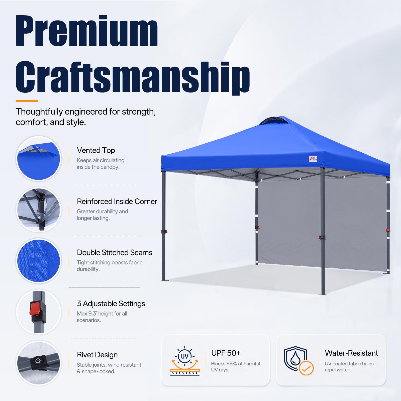 Amazon.co.jp: MASTERCANOPY ワンタッチ タープテント 3mx3m サイド