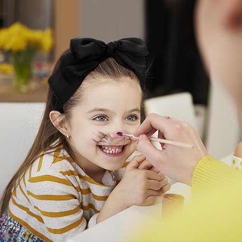 Miniatura 4 de Jaciya Diademas de lazo para mujer, antideslizantes, de moda, anudadas, color negro, con lazo, orejas de conejo, diadema para la cabeza, accesorios