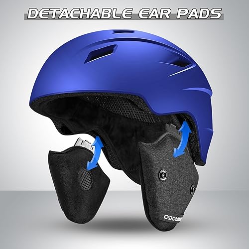 Miniatura 4 de Odoland Ski Helmet and Goggles Set, Snowboard Helmet Glasses for Men, Women & Youth - Shockproof/Windproof Gear for Skiing, Snowboarding Azul Klein