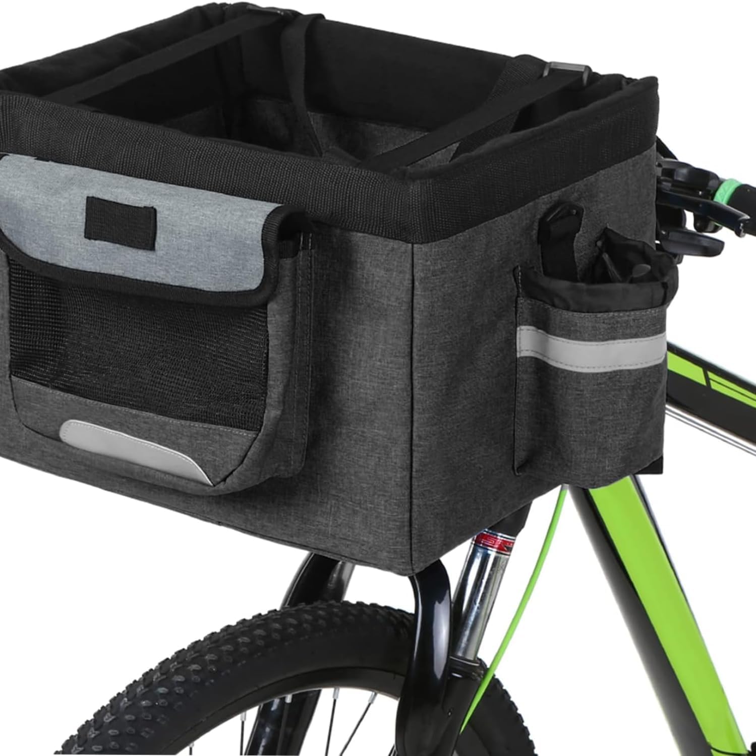 YInonma Foldable Bicycle Front Basket Removable Bike Pet