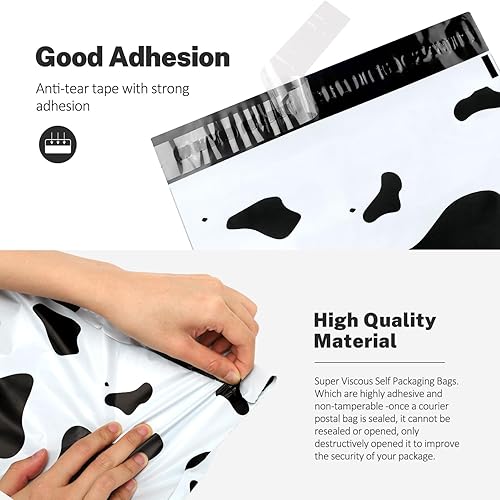 Miniatura 9 de Paquete de 100 sobres de polietileno de 10 x 13 pulgadas, bonitos sobres de polietileno para pequeñas empresas, bolsas de envío para ropa, THANK