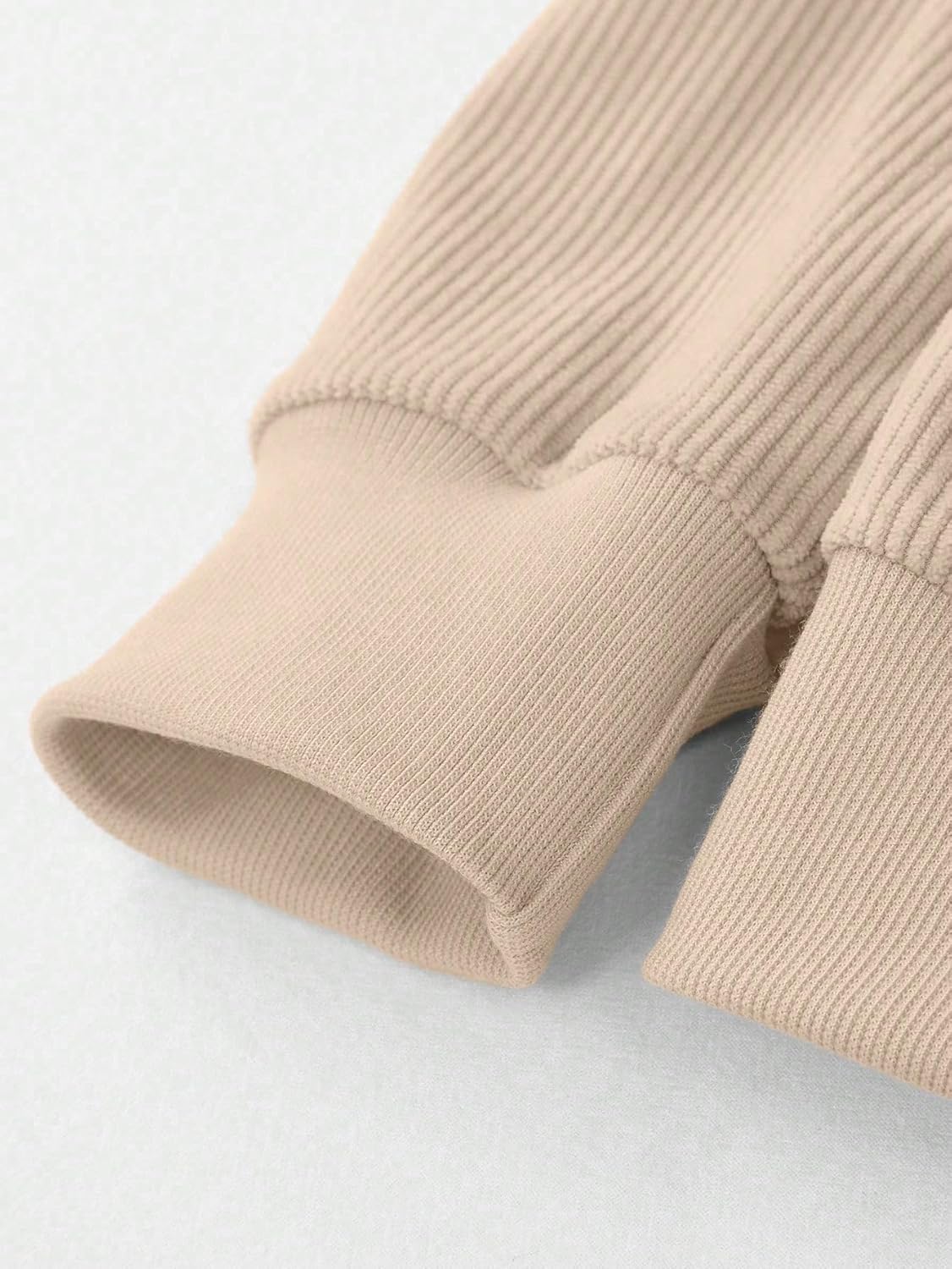 Womens Sweatshirt Striped Long Sleeve Crew Neck Casual Soft Loose Pullover Tops Shirts - Image 4