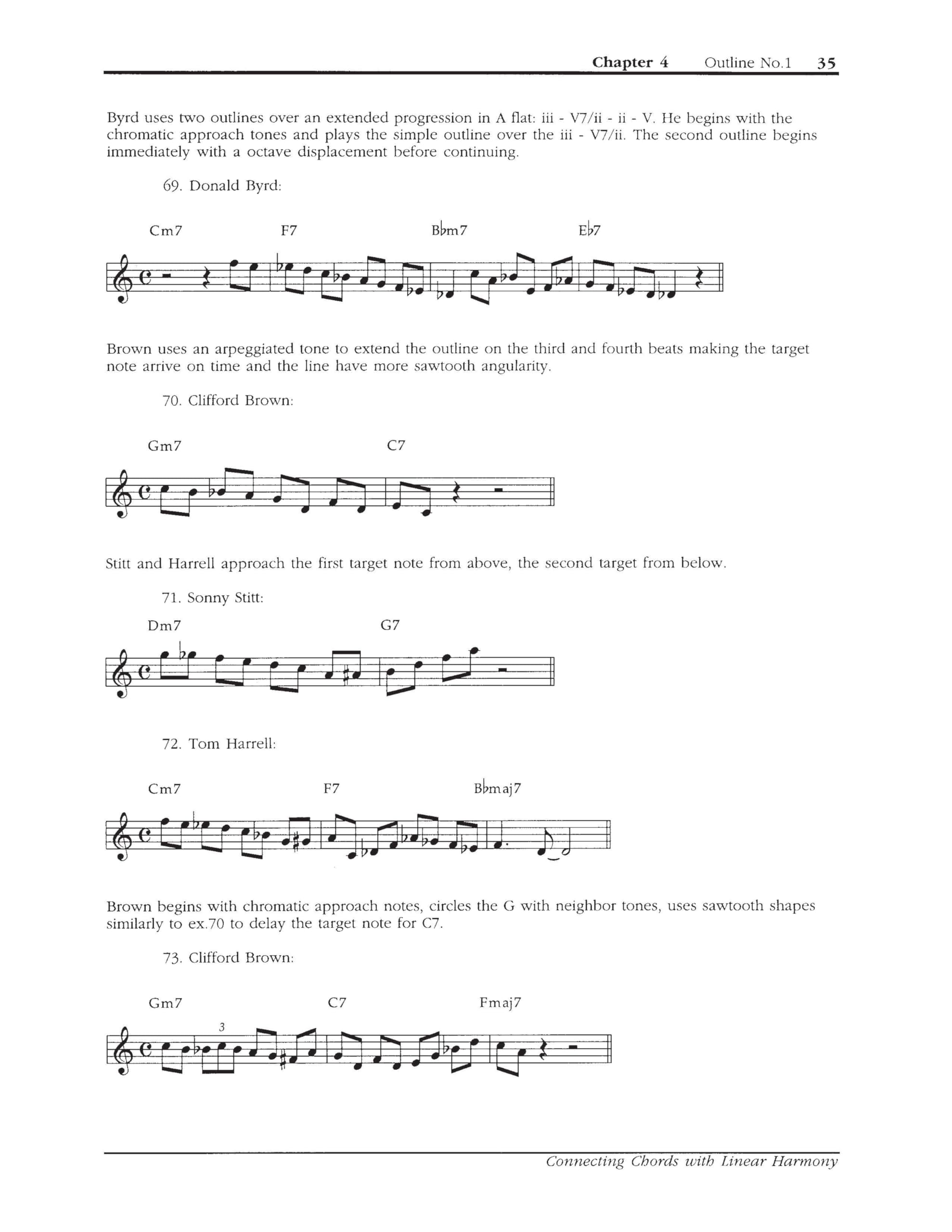 Connecting Chords With Linear Harmony Jazz Book