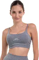 Top Fitness Feminino Alça Fina, Dry Fit, Poliamida e Elastano, Com Bojo Removível, Alta Sustentação, Onnist