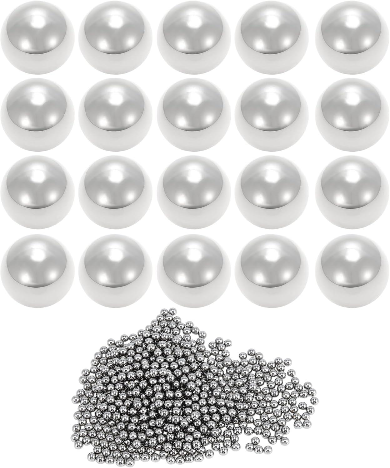 5.2mm Bearing Ball Bearing Steel G16 Precision Ball Silver Tone 600 Pcs