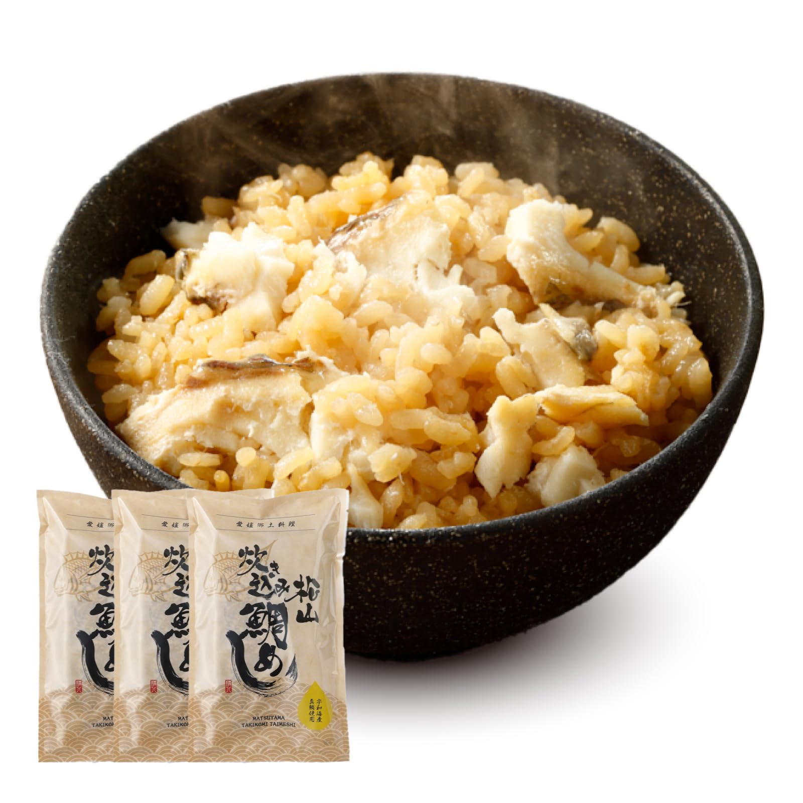 南予ビージョイ 【炊き込み 鯛めしの素】冷凍 そのまま炊くだけ 国産 真鯛 まだい マダイ たい 愛媛 松山風