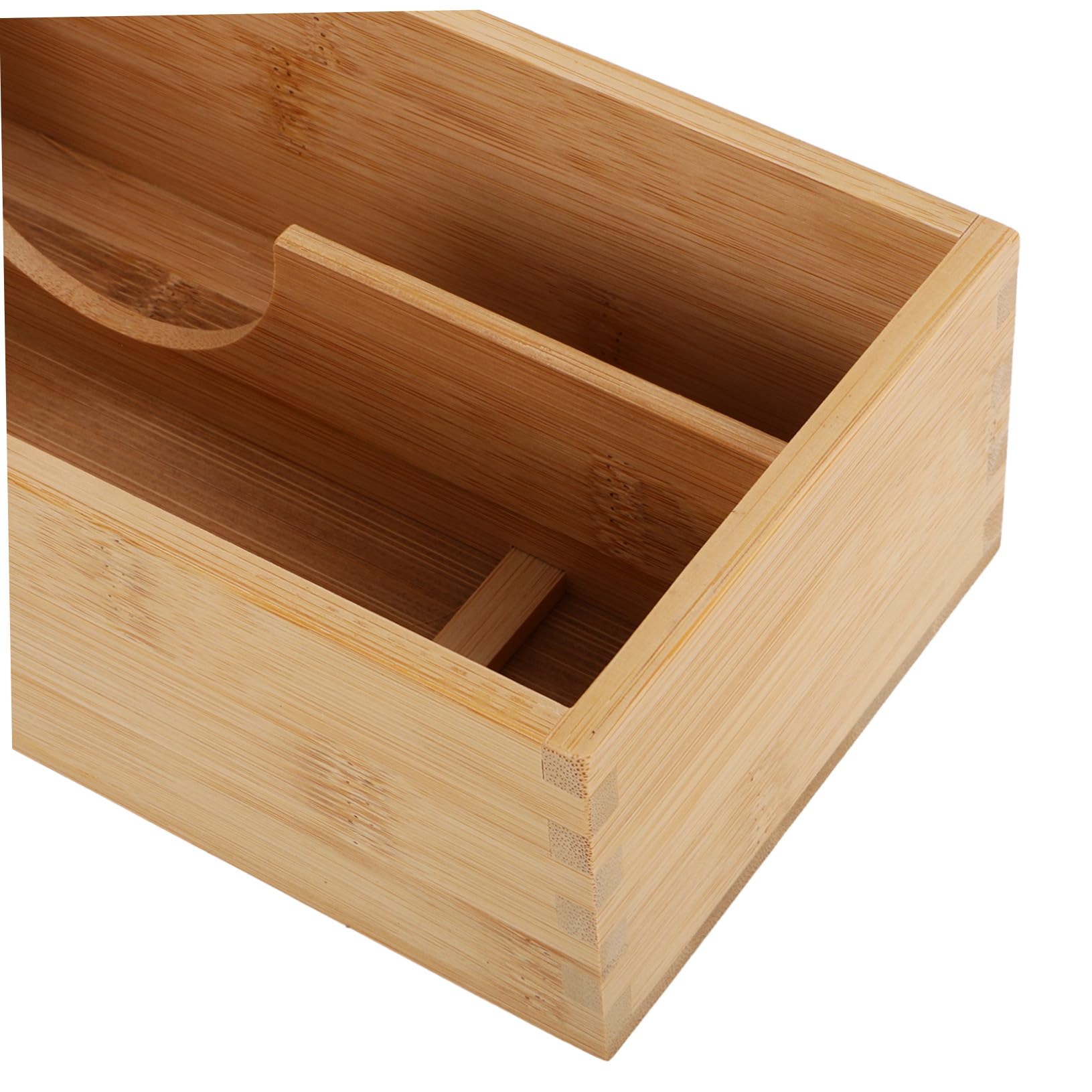Essstäbchenbox Bambus Aufbewahrungsbox Mit Deckel Küchen Besteckorganizer Multifunktional Für Essbereich Und Schubladen