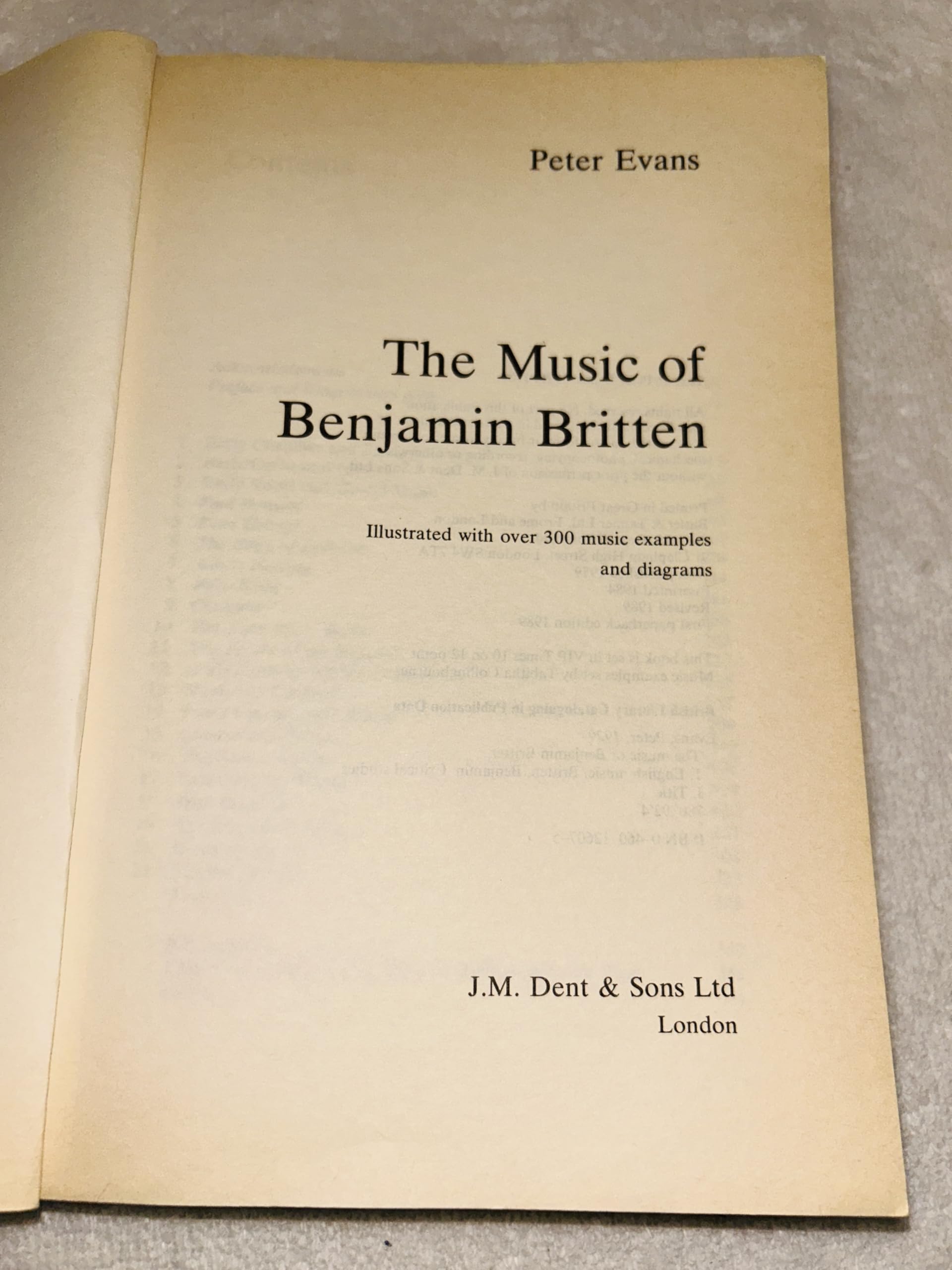 The Music of Benjamin Britten