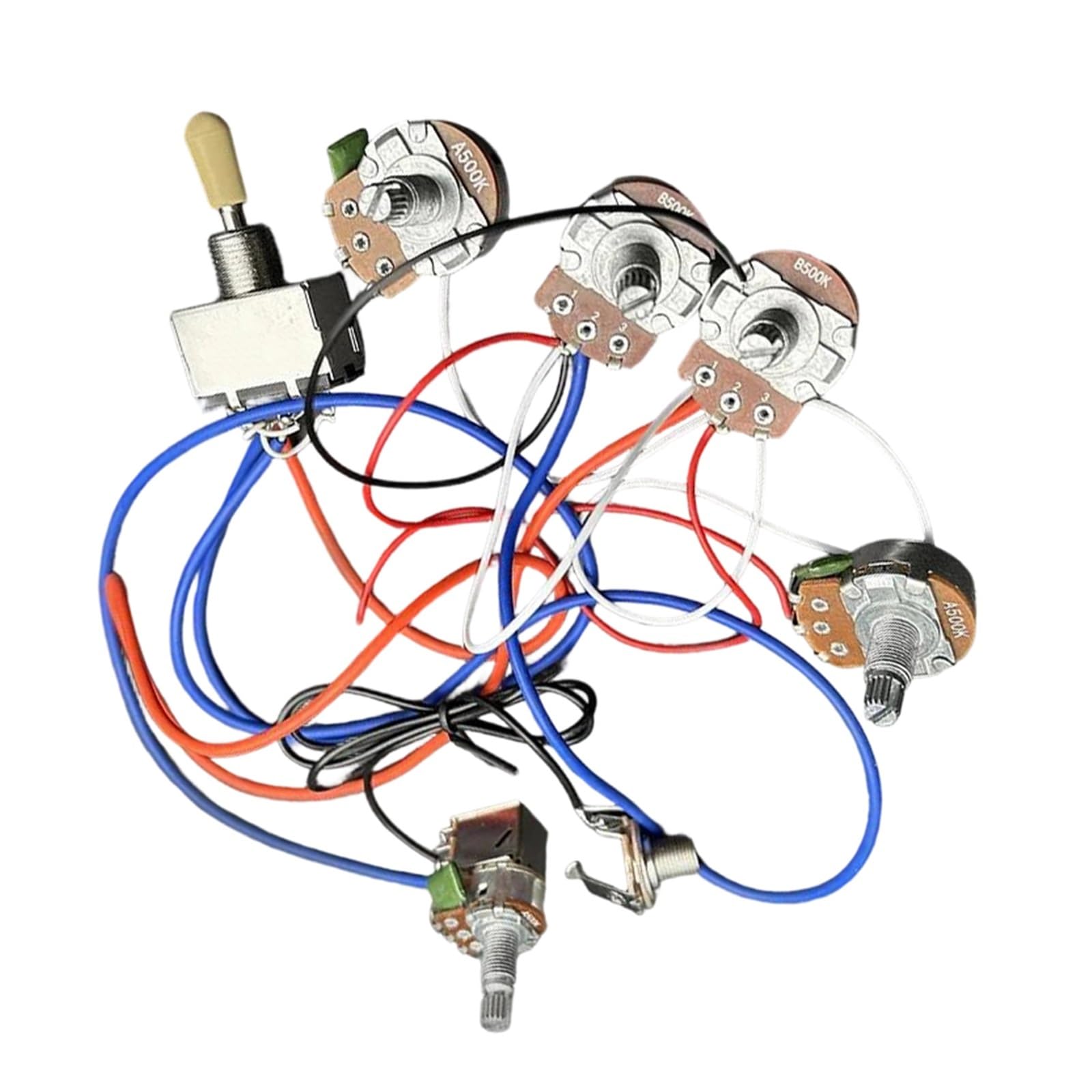 Zestaw Okablowania Do Gitary Elektrycznej Z Potencjometrem 2V2T I 3 Pozycjami
