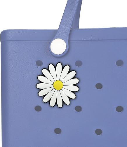 Miniatura 3 de Dijes decorativos para bolsas Bogg, accesorios para bolsas, MOMLIFE para bolsa de playa, accesorios de goma para bolsa de playa (margarita)
