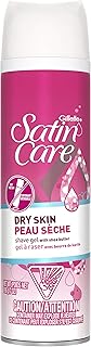 Gillette Satin Care Dry Skin Shave Gel for Women, 198g