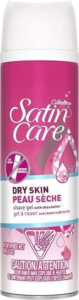 Gillette Satin Care Dry Skin Shave Gel 198g