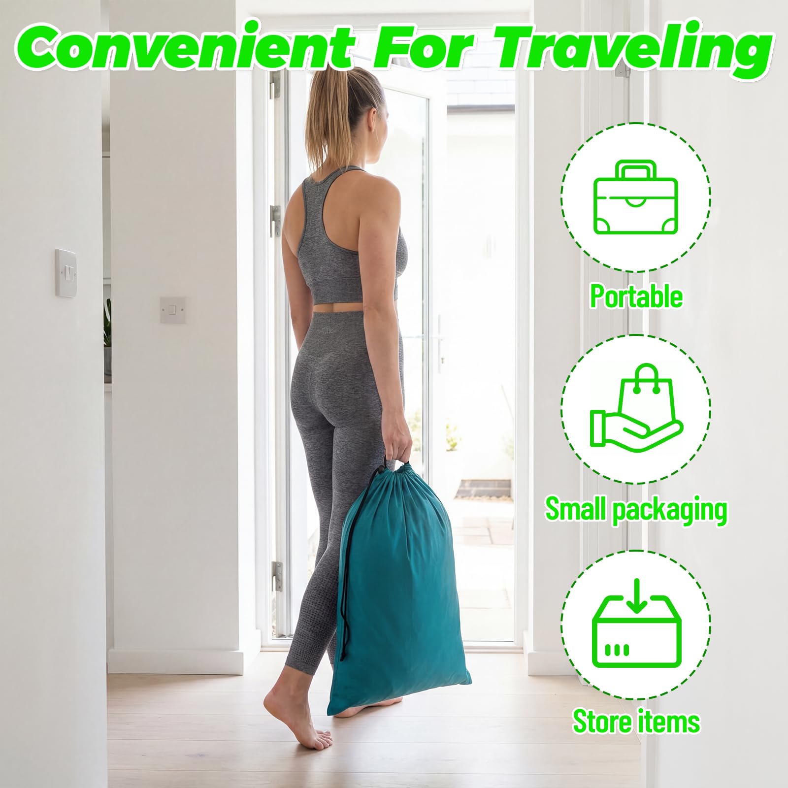 150 x 340 cm Hamaca con Accesorios de Instalación | Hamacas Colgantes Nailon Sin Costuras, Accesorios Completos, Hamaca para Acampar, Viajar, Jardín, 250 KG, Capacidad de Carga