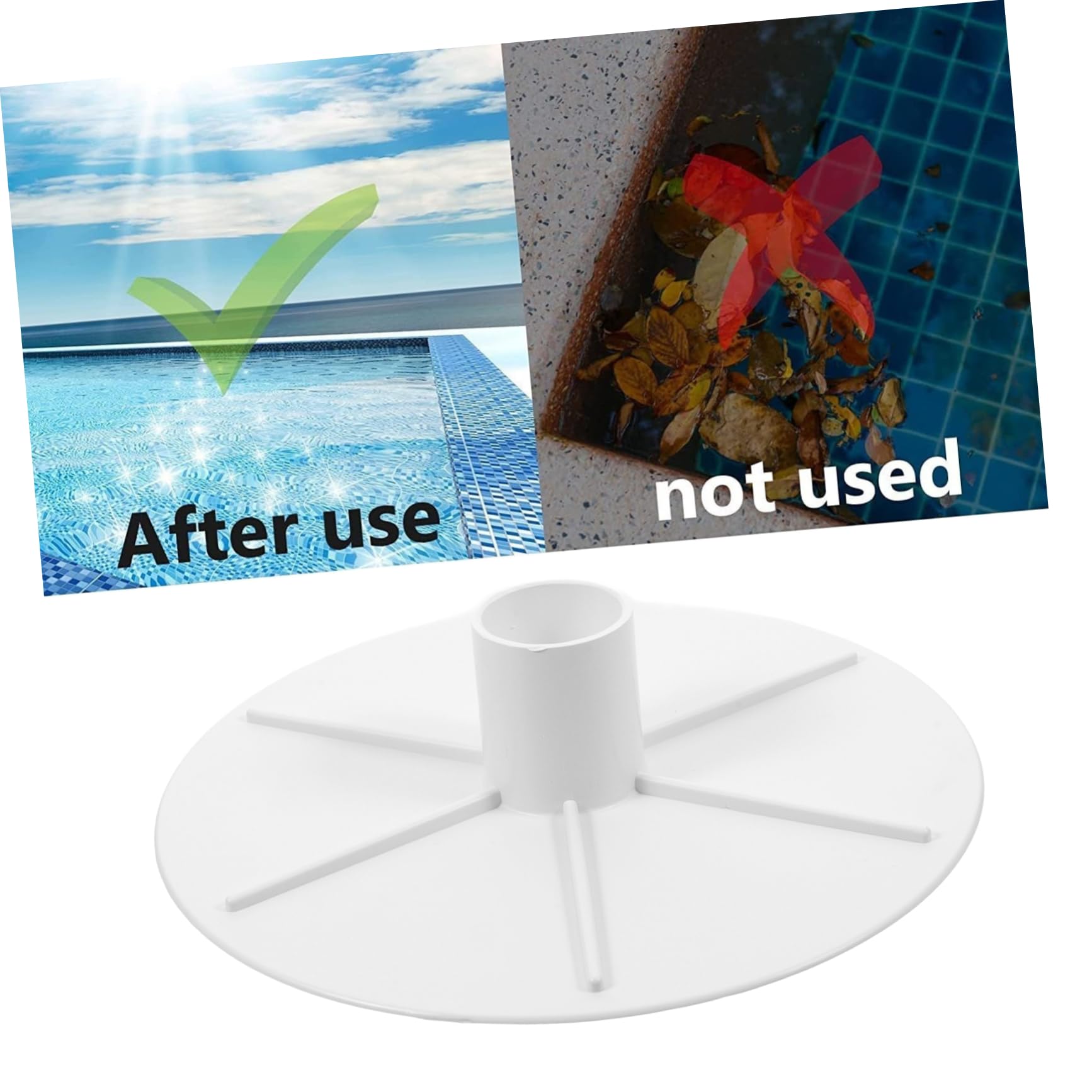 SUPVOX 3piezas Adaptador De Placa para Skimmer De Piscina Placa De Vacío para Skimmers De Accesorio De Instalación y Durabilidad para De