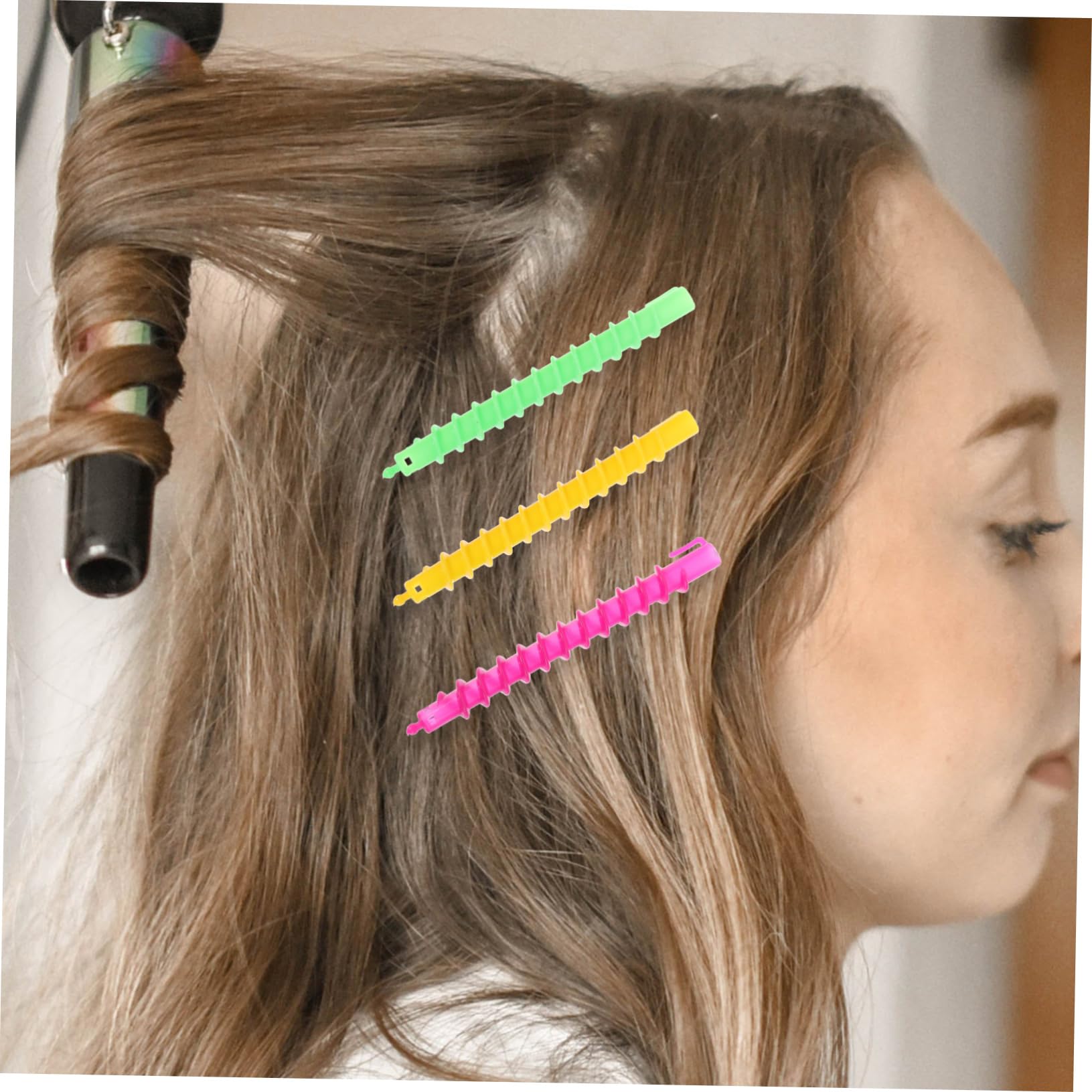 Kit de 100 Varillas de Permanente en Espiral para Cabello Largo