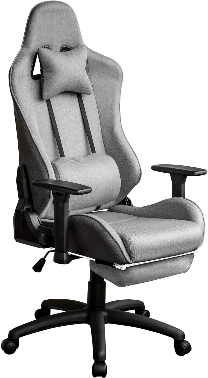 Amazon Neolead ファブリック オフィスチェア ゲーミングチェア 3dアームレスト オフィス Nl Ofgcgl グレー デスクチェア 文房具 オフィス用品