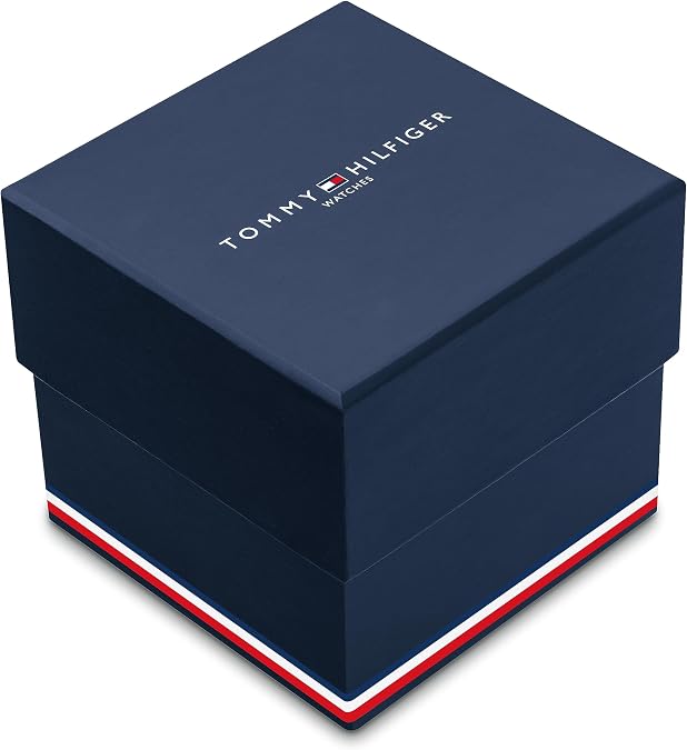 Tommy Hilfiger Classic Multi-Function Quartz Watch - Leather Strap Wristwatch for Men - Water Resistant Up to 5 ATM/50 Meters - Premium Fashion for Everyday Wear - 44mm