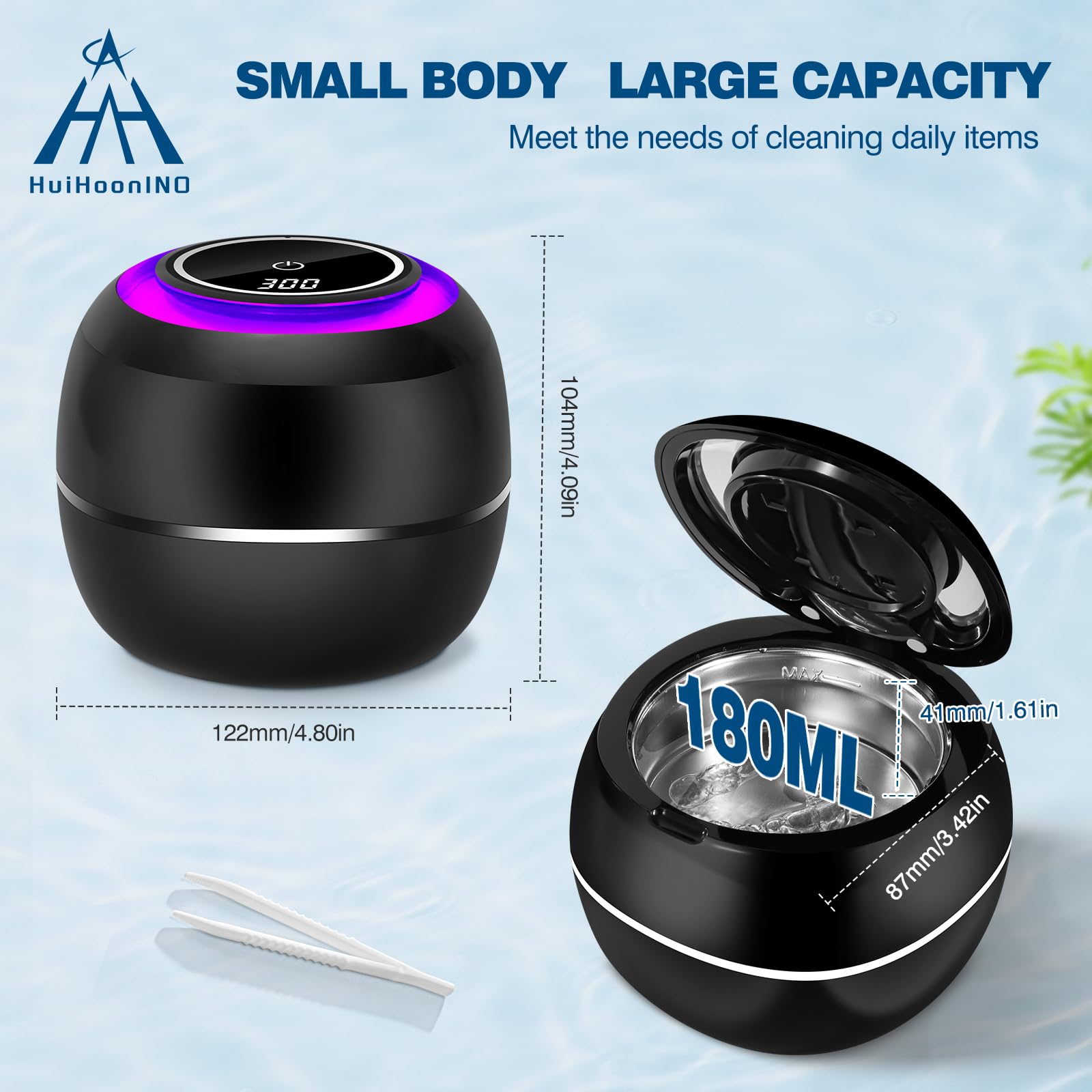 Ultrasonic Retainer Cleaner - Denture & Jewelry Cleaning -4